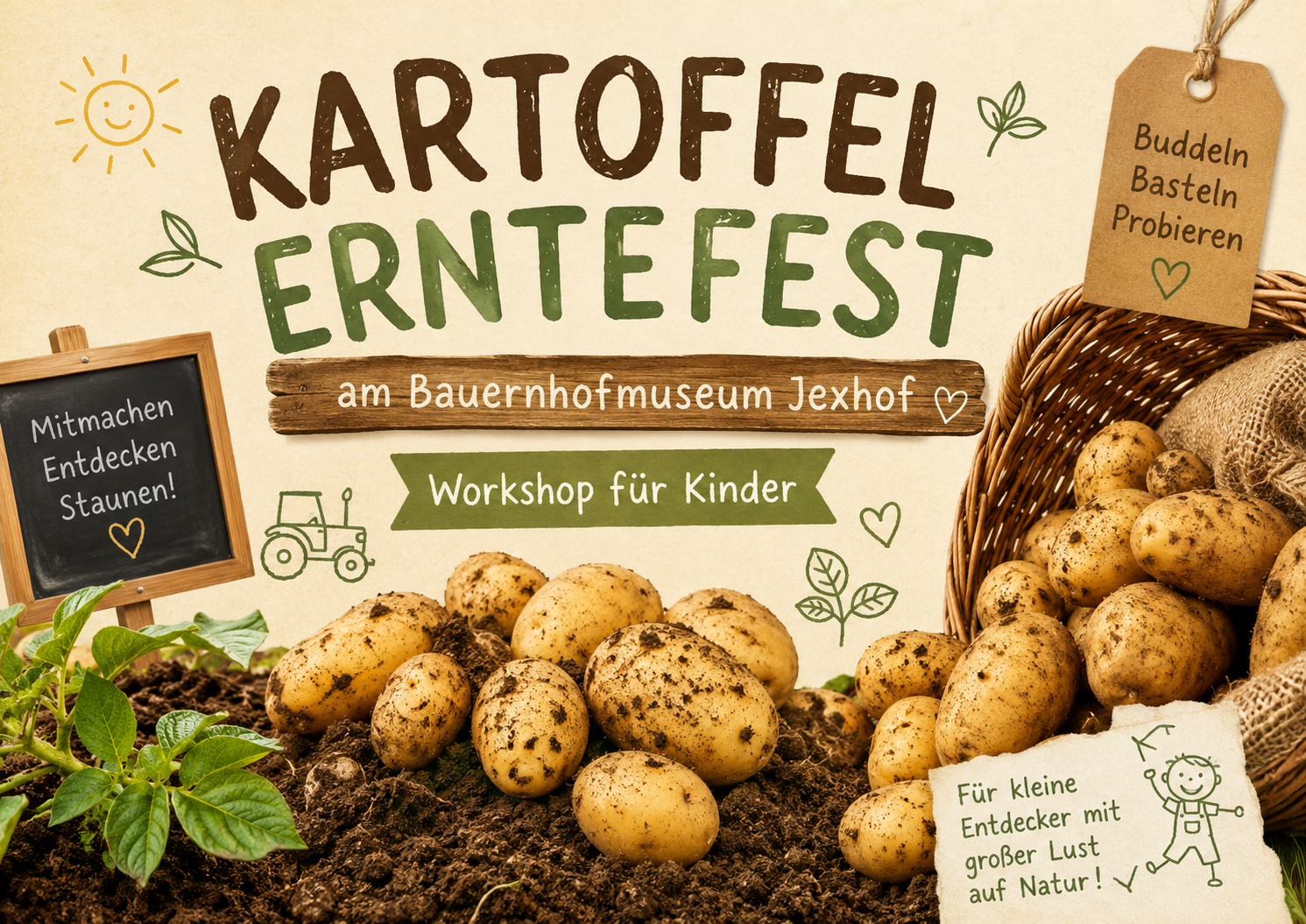 Kartoffelerntefest für Kinder